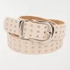 DistriCenter Ceinture Beige Cloutée Feme -Hipanema Soldes 3956074 401