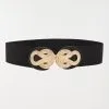 DistriCenter Ceinture élastique Noire Femme -Hipanema Soldes 3956080 900