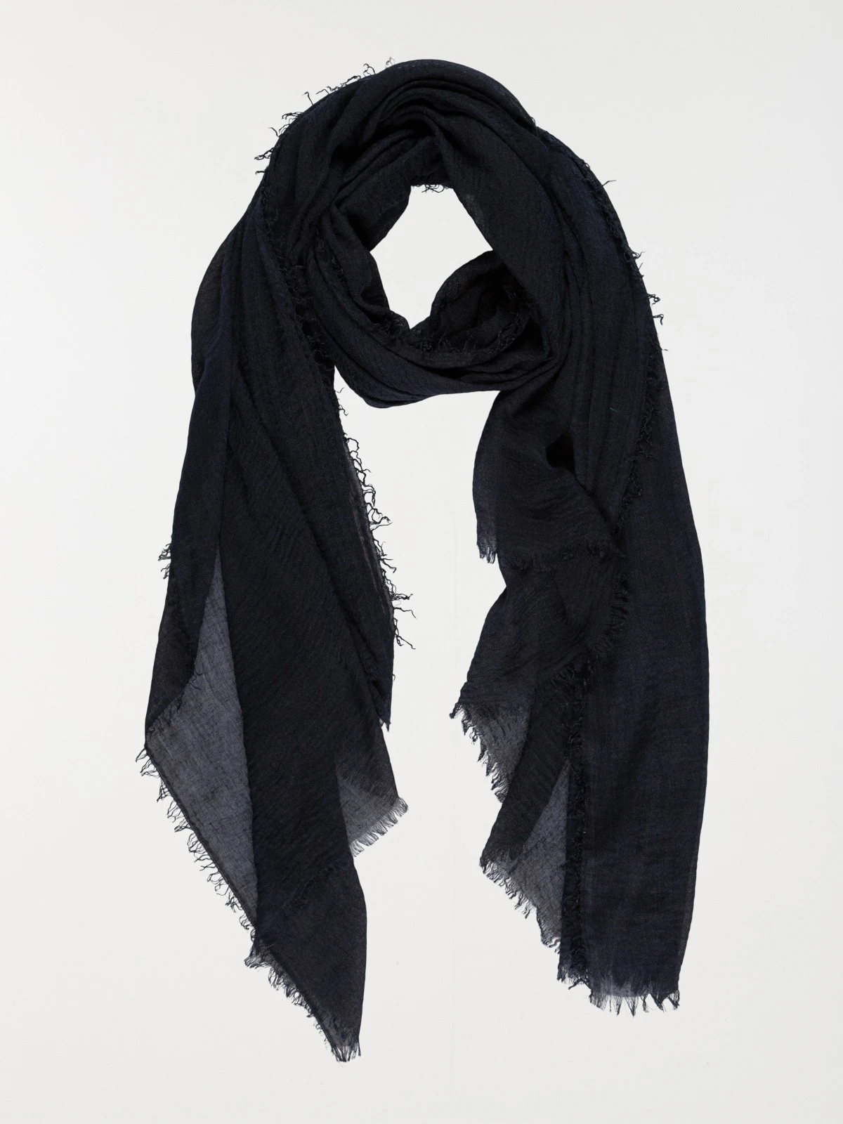 DistriCenter Foulard Coloris Marine Femme 3 DistriCenter Foulard Coloris Marine Femme