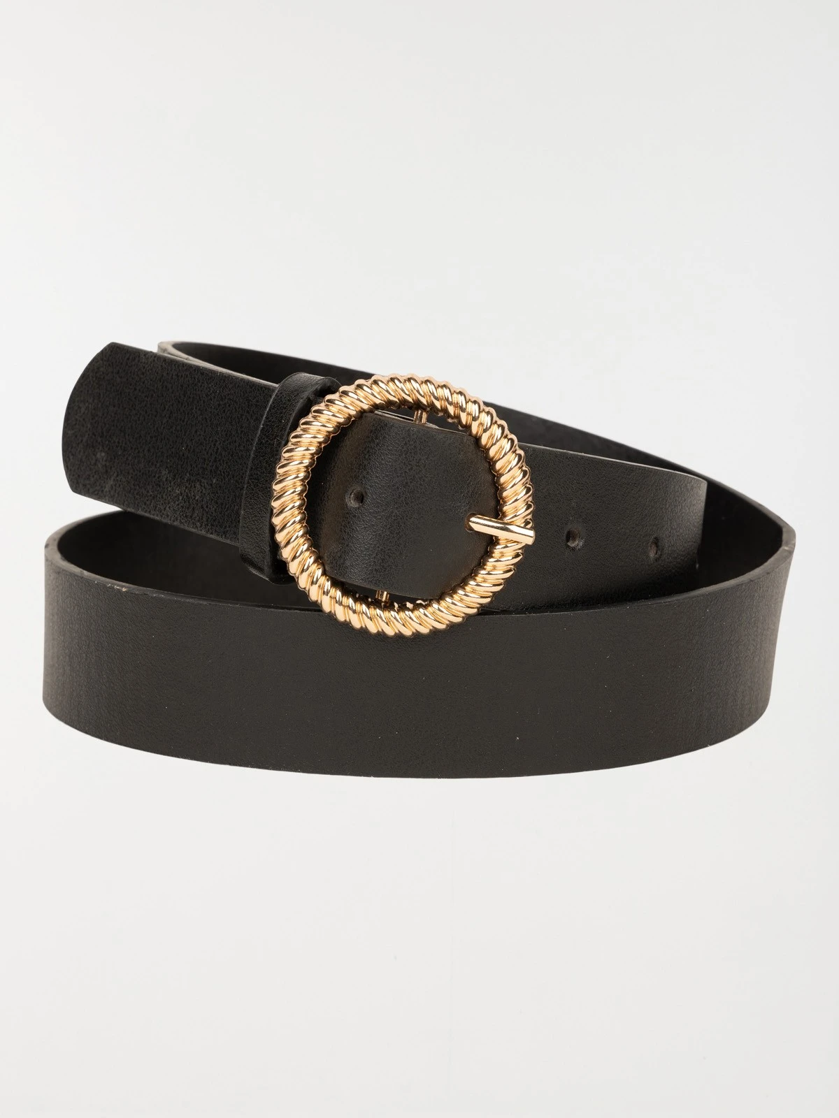 DistriCenter Ceinture Boucle Arrondie Dorée Femme 3 DistriCenter Ceinture Boucle Arrondie Dorée Femme