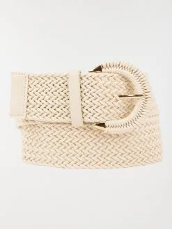 DistriCenter Ceinture élastiquée Orange Sienne Femme