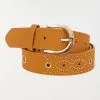 DistriCenter Ceinture Camel Studs Dorés Femme 1 DistriCenter Ceinture Camel Studs Dorés Femme -Hipanema Soldes 5956109 701