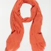 DistriCenter Foulard Uni Femme Orange Sienne -Hipanema Soldes 5991100 375