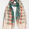 DistriCenter Foulard Imprimé Fleuri Femme -Hipanema Soldes 5991115 113
