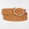 DistriCenter Ceinture Ajourée Camel Femme -Hipanema Soldes 9956014 701