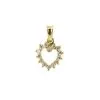 Pendentif COEUR Oxyde Or 375°°°