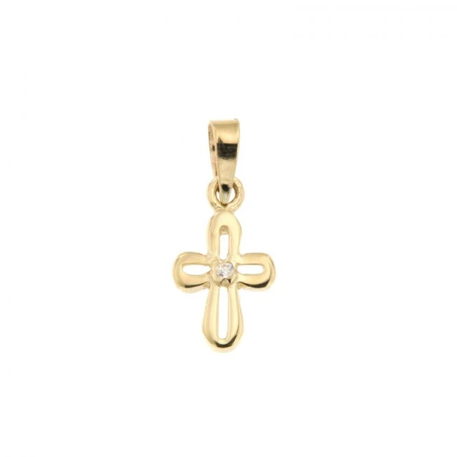 Pendentif Or 375 °°° CROIX AJOURE OZ Au Centre 12x7mm 3 Pendentif Or 375 °°° CROIX AJOURE OZ Au Centre 12x7mm