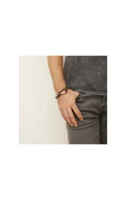 HIPANEMA Bracelet Homme Boss -Hipanema Soldes boss noir 1