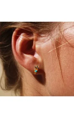 HIPANEMA Boucles D'oreilles Ikaria 7 HIPANEMA Boucles D'oreilles Ikaria -Hipanema Soldes ikaria turquoise 2