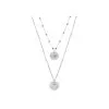 HIPANEMA Collier Shade -Hipanema Soldes multi chaines shade silver