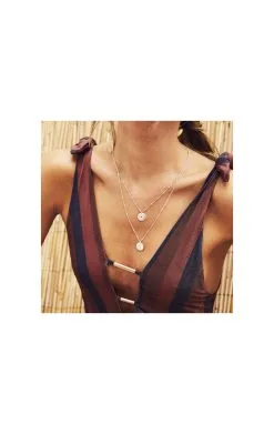 HIPANEMA Collier Shade -Hipanema Soldes multi chaines shade silver 2