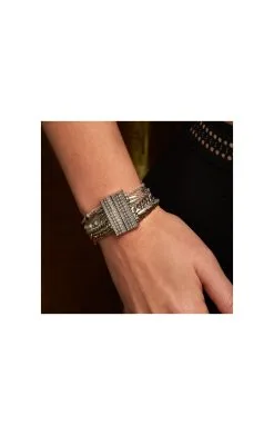 HIPANEMA Manchette Salambo -Hipanema Soldes salambo argent 2