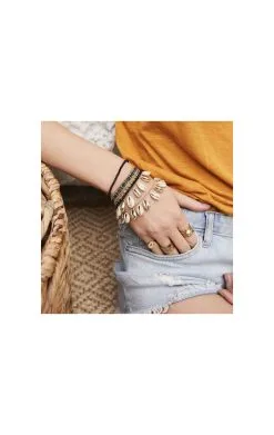 HIPANEMA Manchette Samoa -Hipanema Soldes samoa black 2